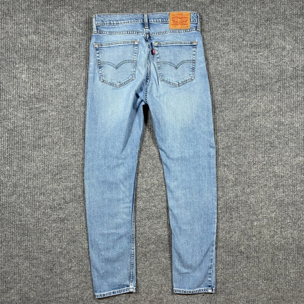 Levi's 510 Mens Skinny Jeans Size 32x32 Light Wash Stretch Denim Mid Rise - Picture 2 of 13
